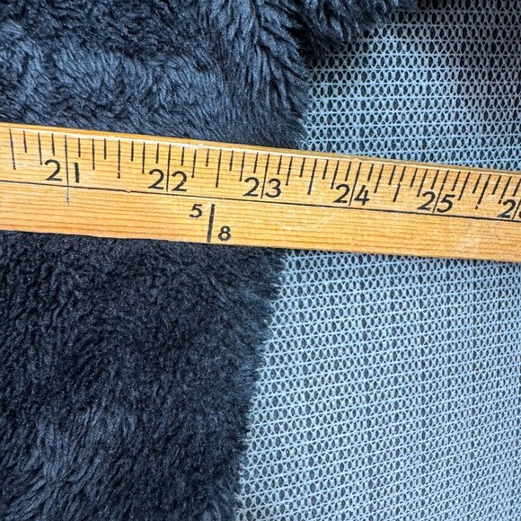 Free Country Womans Size XXL Plush Faux Fur Zip-Up Jacket - Black Polyester - Picture 8 of 10